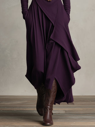 Natalie | Elegant Draped Dress