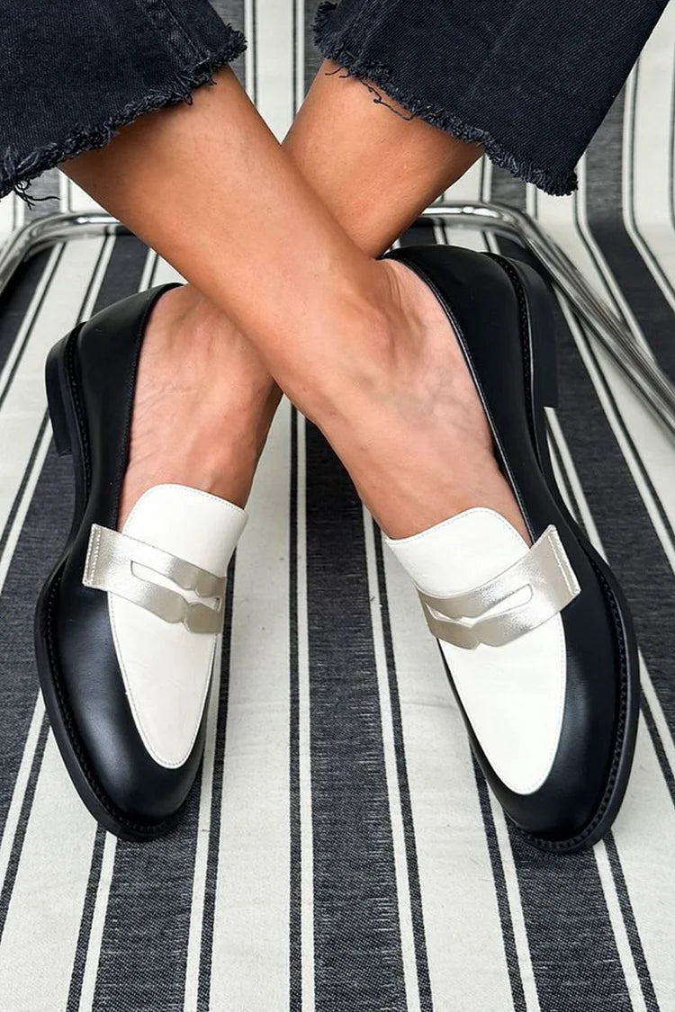 Giulia | Comfortable Loafers in Black and White