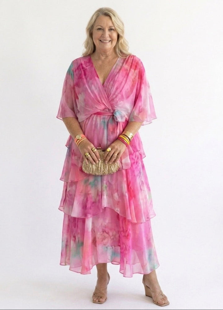 Vivian & Claire™ | Layered Floral Sun Dress