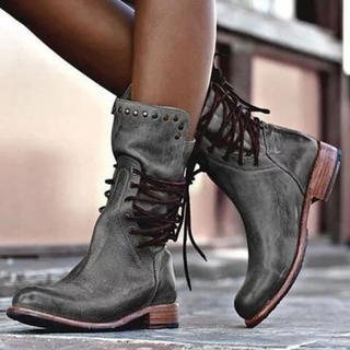 Ciss | Vintage Lace-Up Boots