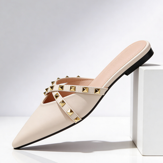 Odette Crossover Studded Sandals