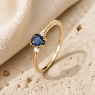 Dalila Gold Sapphire Ring