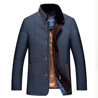 Charles™ | Warm Vintage Quilted Fur-Collar Jacket