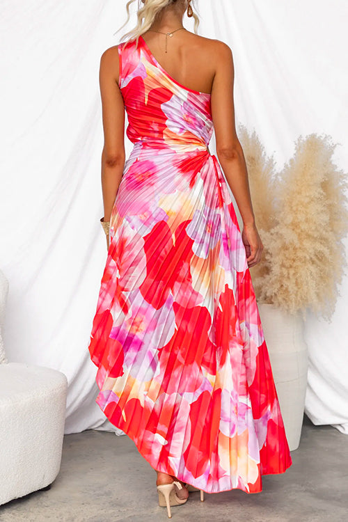 Vivian & Claire™ | Vibrant Tropical Evening Dress