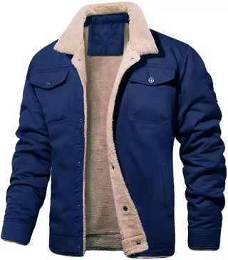 Cooper™ | Classic Warm Sherpa-Lined Trucker Jacket