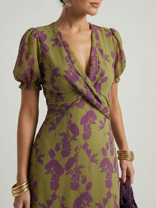 Vivian & Claire™ | Relaxed Floral Midi Dress