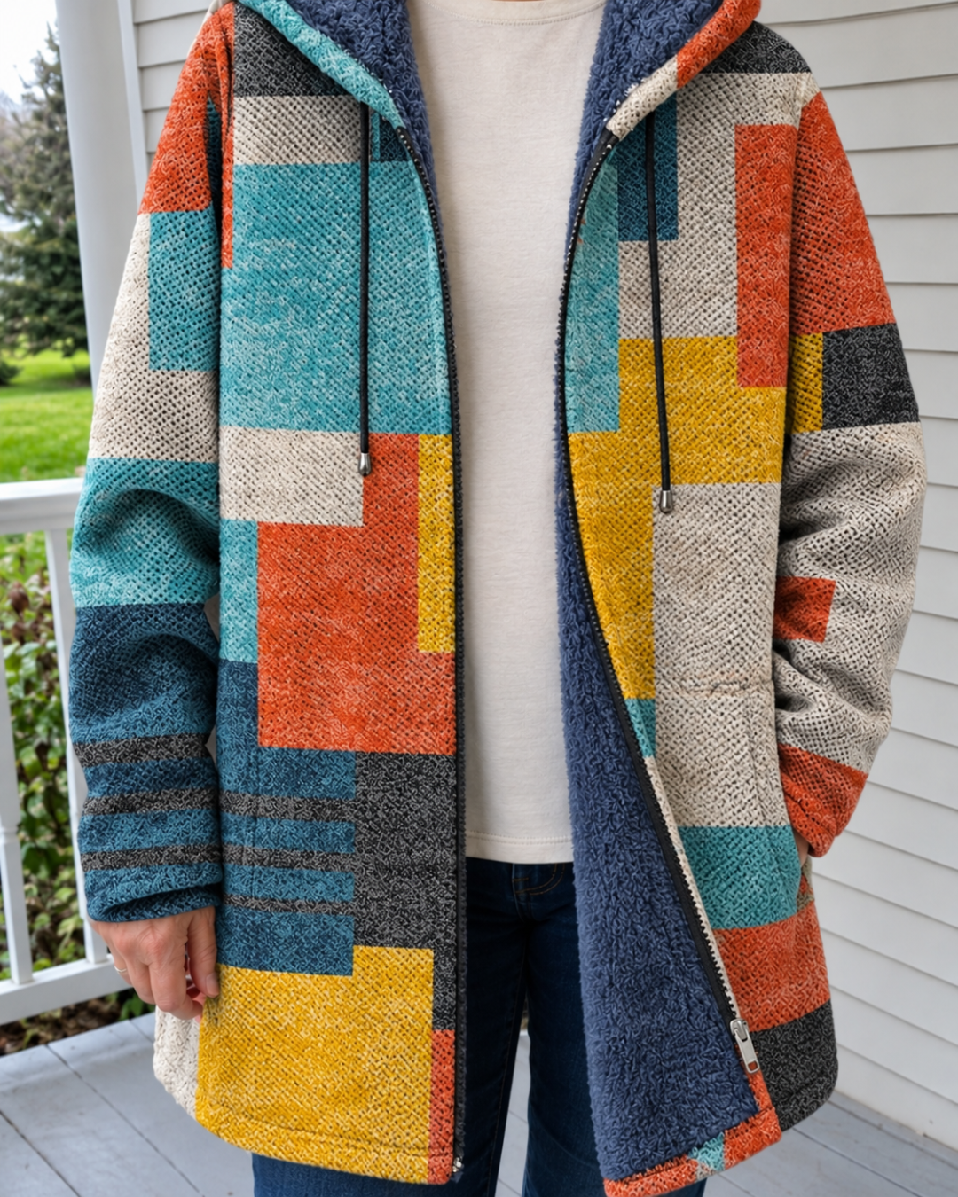 Gwendolyn | Artistic Hooded Coat