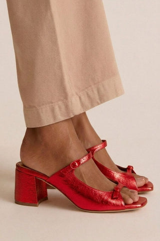 RUBY | Block Toe Heeled Sandals
