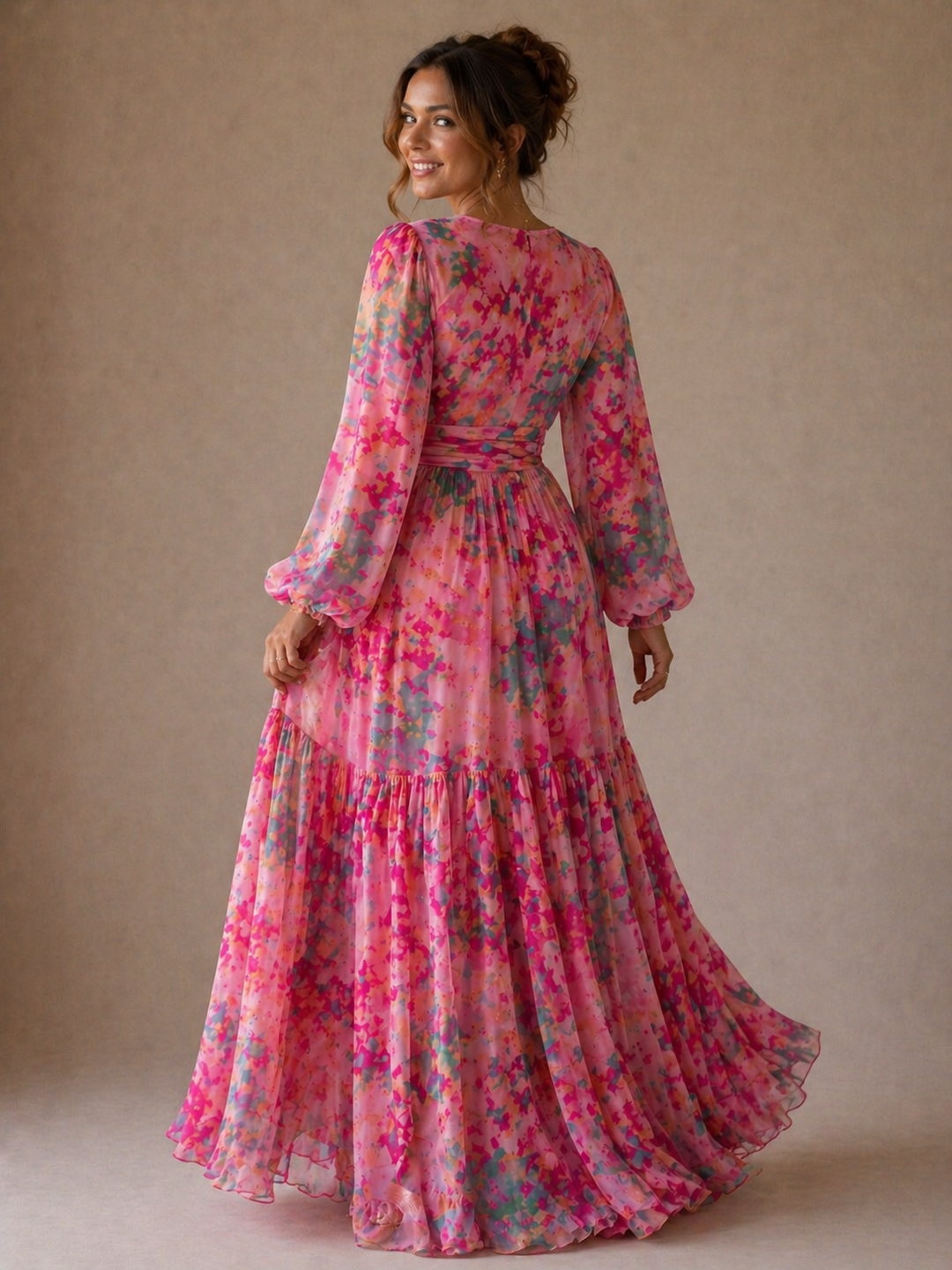 Vivian & Claire™ | Wrap Dress with Floral Print