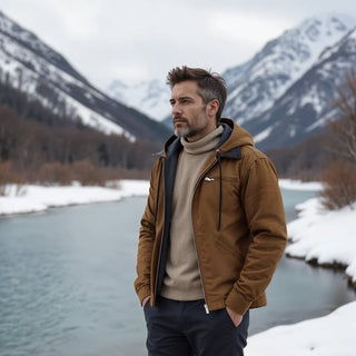 Henry™ | Warm Fleece Lined Hooded Vintage Jacket