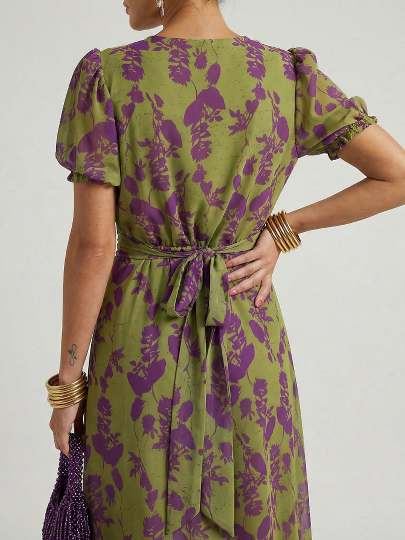 Vivian & Claire™ | Relaxed Floral Midi Dress