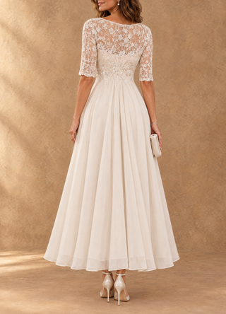 Abella Lace and Chiffon Dress