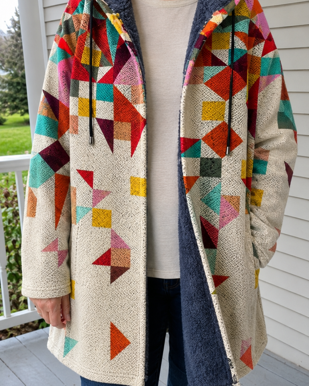 Sloane | Artistic Hooded Coat