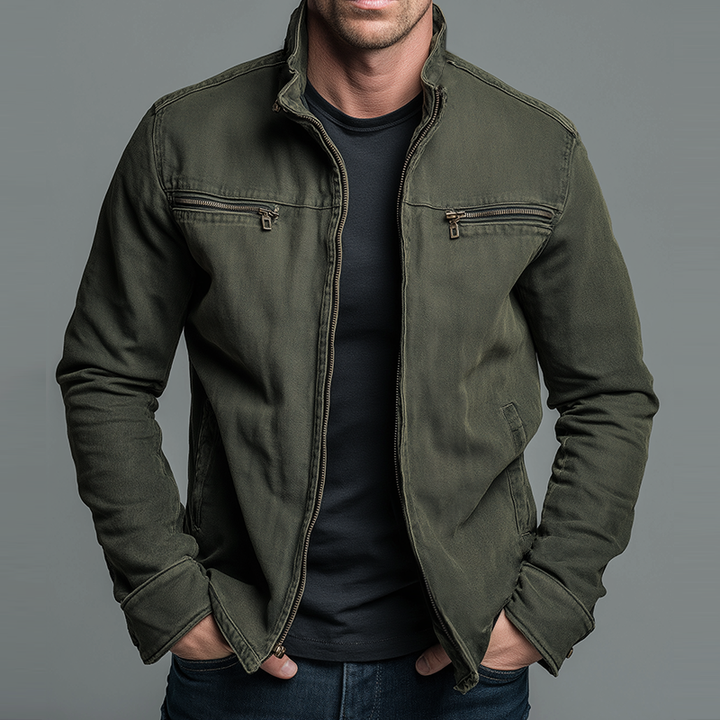 Marion | Zip Jacket - Vintage Washed