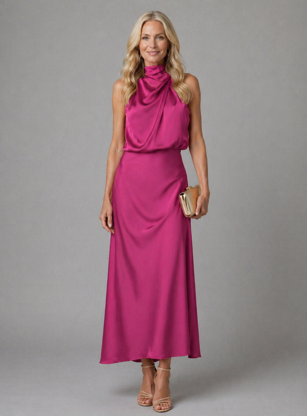 Vivian & Claire™ | Draped Dress