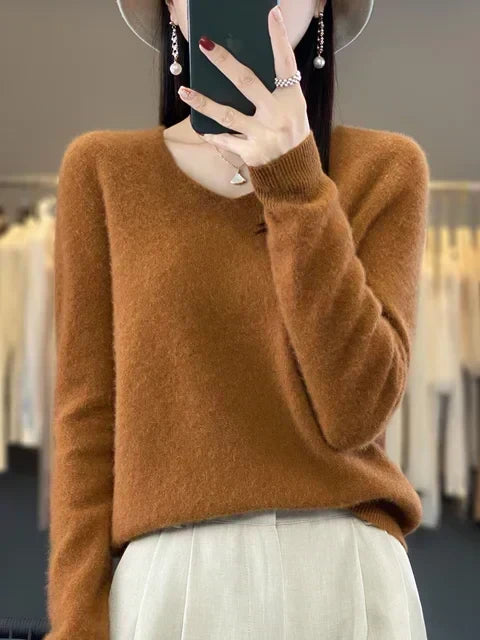 V|C - Classic V-Neck Knit Sweater Cynthia