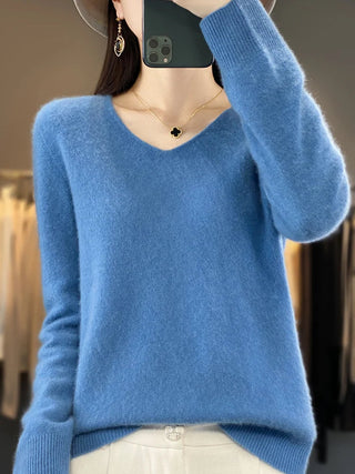 V|C - Classic V-Neck Knit Sweater Cynthia