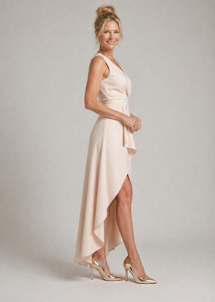 Vivian & Claire™ | Midi Wrap Dress with V-Neck