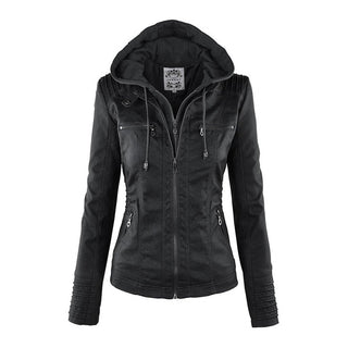 Callista | Hooded Moto Jacket