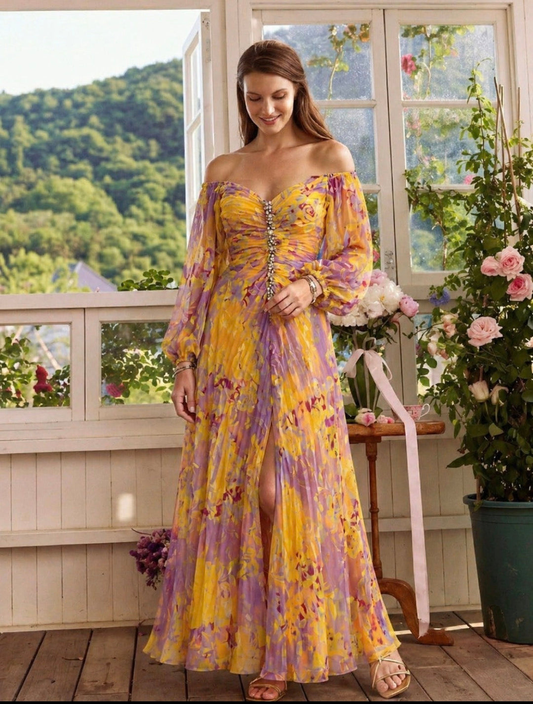 Vivian & Claire™ | Elegant Dress with V-Neck