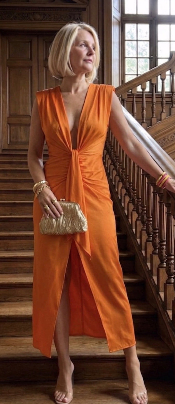 Vivian & Claire™ | Elegant Pleated Dress