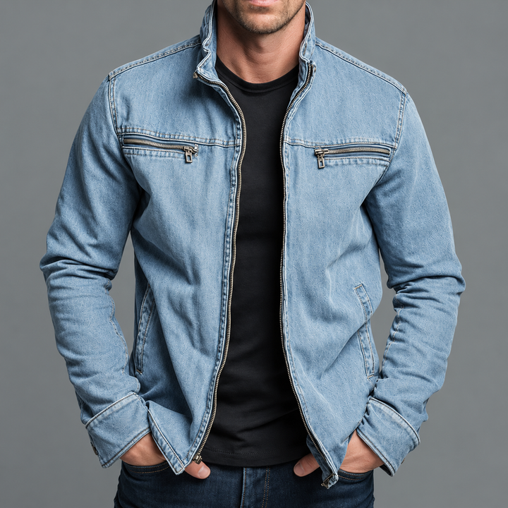 Marion | Zip Jacket - Vintage Washed