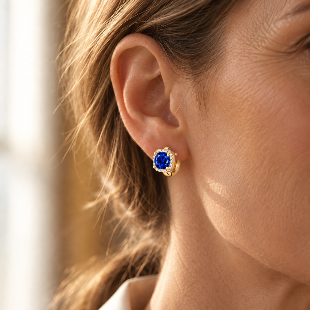 Nadine Sapphire Earrings