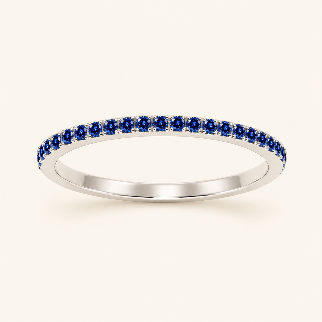 Soraya White Gold Sapphire Ring