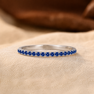 Soraya White Gold Sapphire Ring