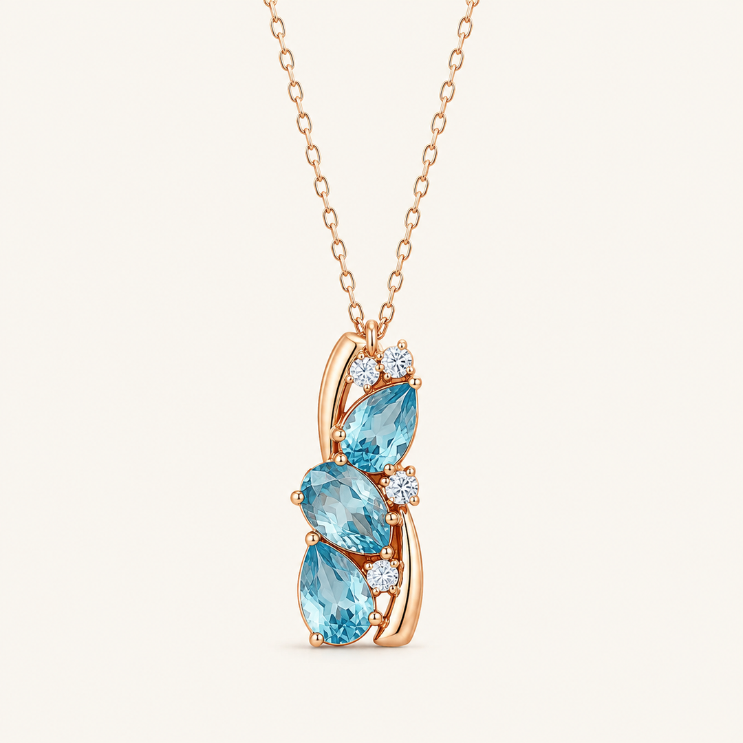 Rebecca Sapphire Necklace