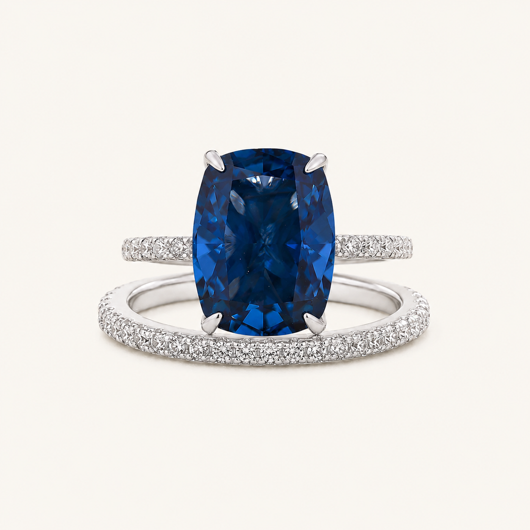 Viola White Gold Sapphire Set