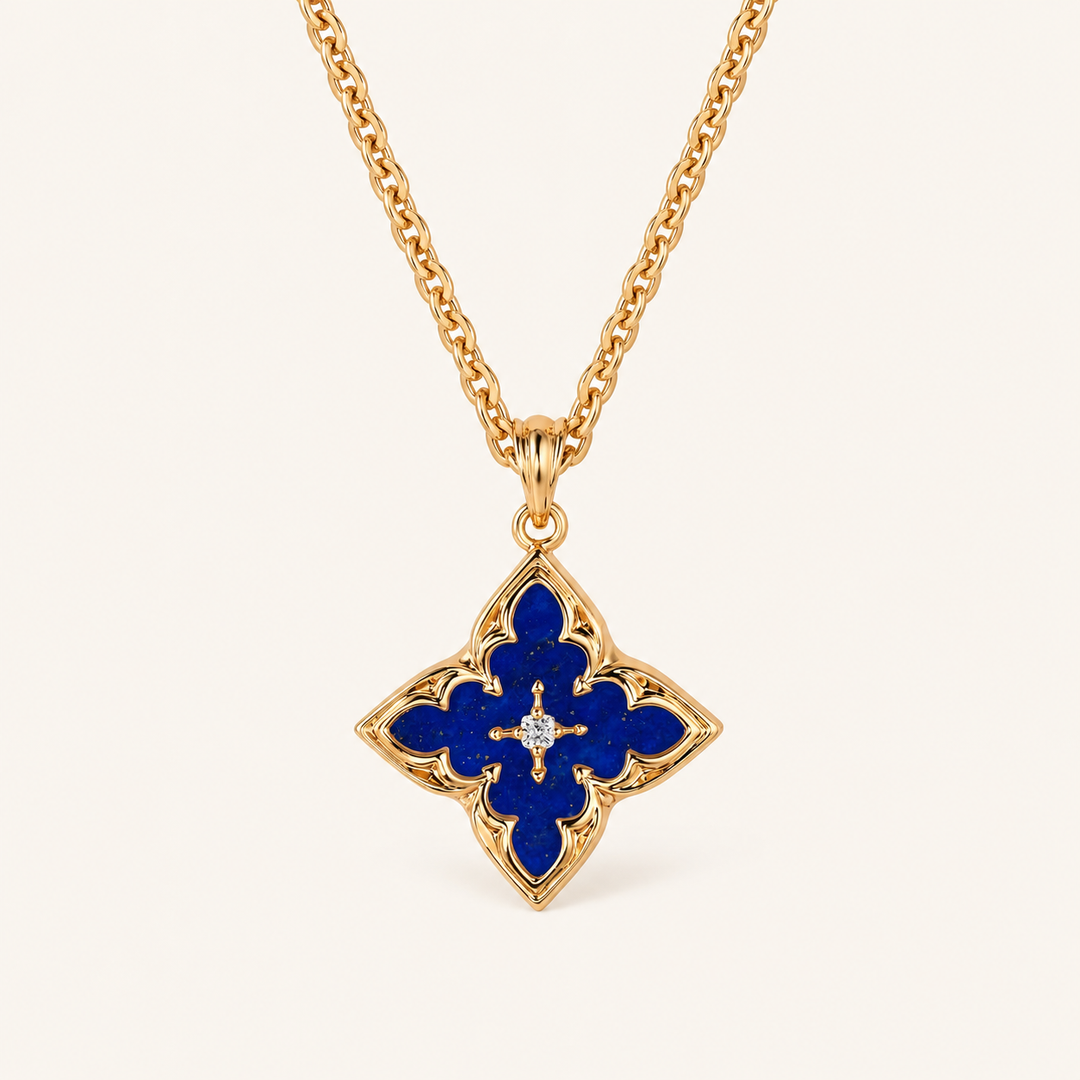 Loretta Sapphire Pendant Necklace