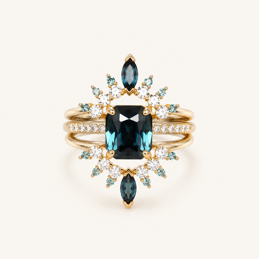 Brigida Gold Sapphire Ring