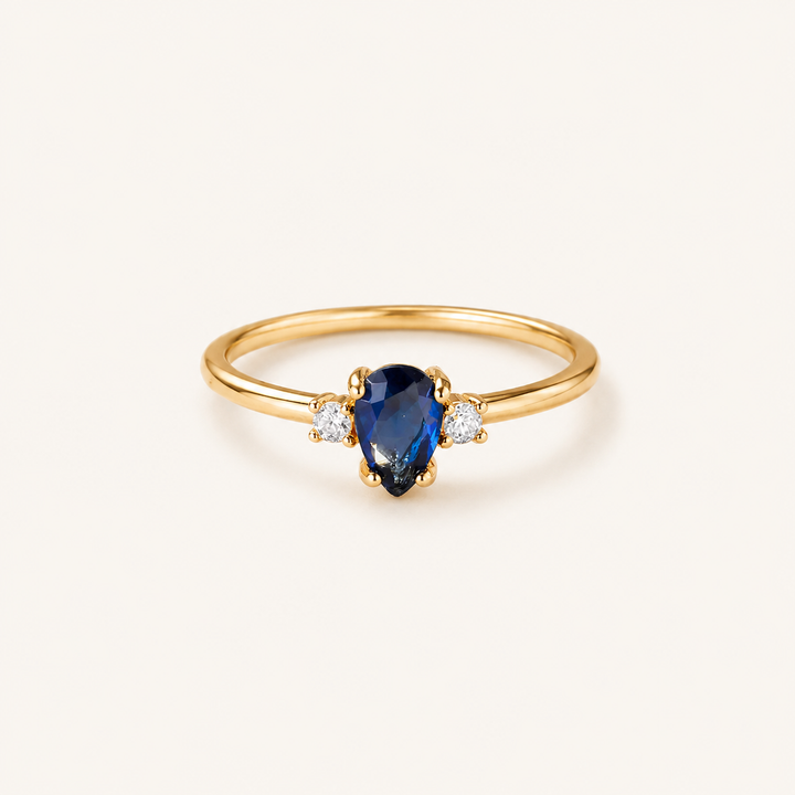 Dalila Gold Sapphire Ring