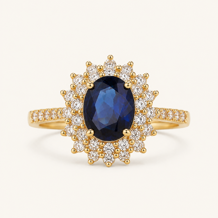 Aurora Gold Sapphire Ring