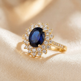 Aurora Gold Sapphire Ring