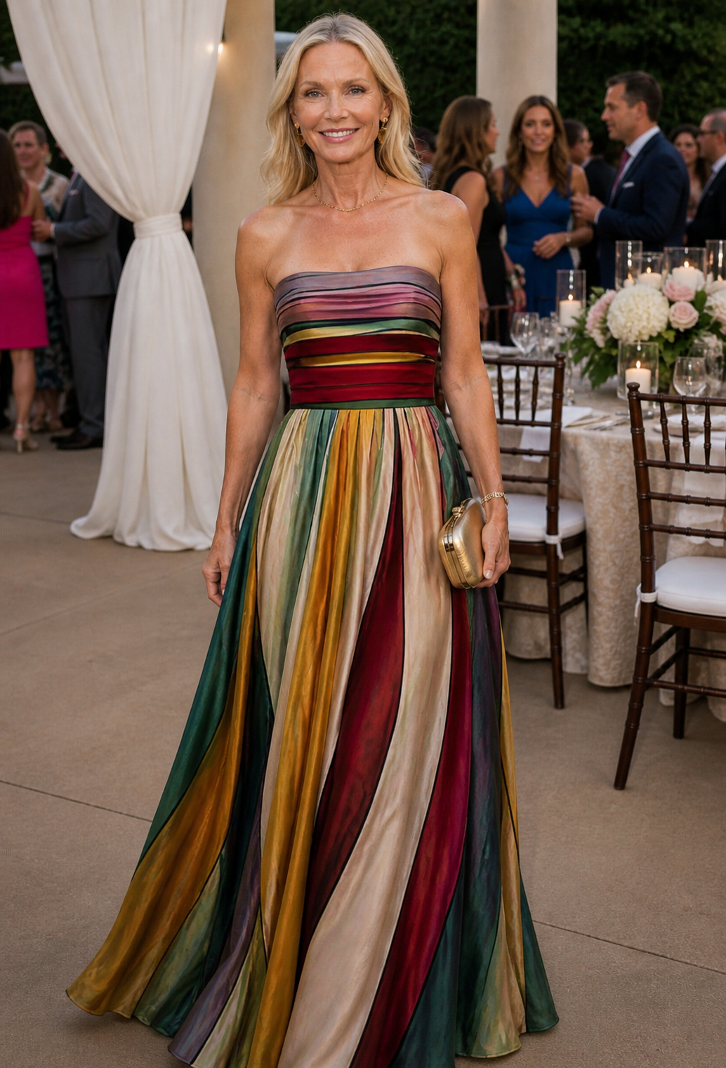 Vivian & Claire™ | Effortless Strapless A-Line Dress