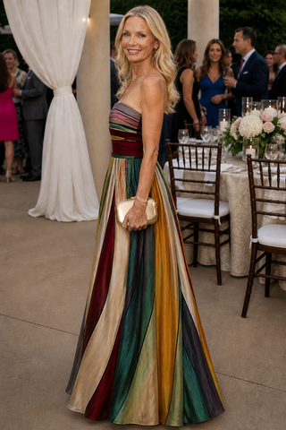 Vivian & Claire™ | Effortless Strapless A-Line Dress