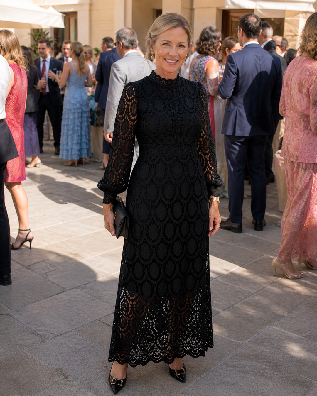Vivian & Claire™ | Lace Midi Dress