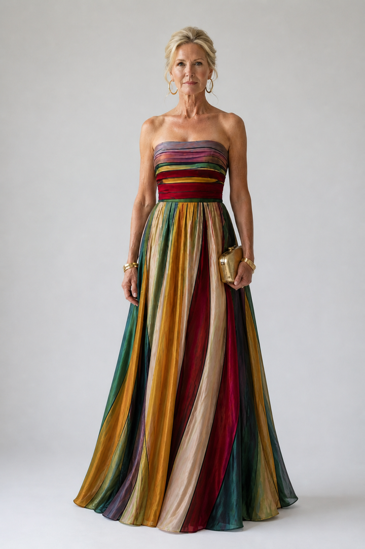 Vivian & Claire™ | Effortless Strapless A-Line Dress