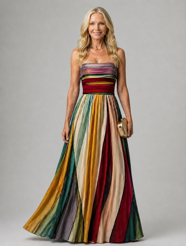 Vivian & Claire™ | Effortless Strapless A-Line Dress
