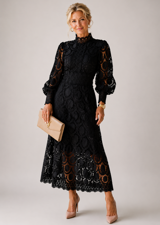 Vivian & Claire™ | Lace Midi Dress