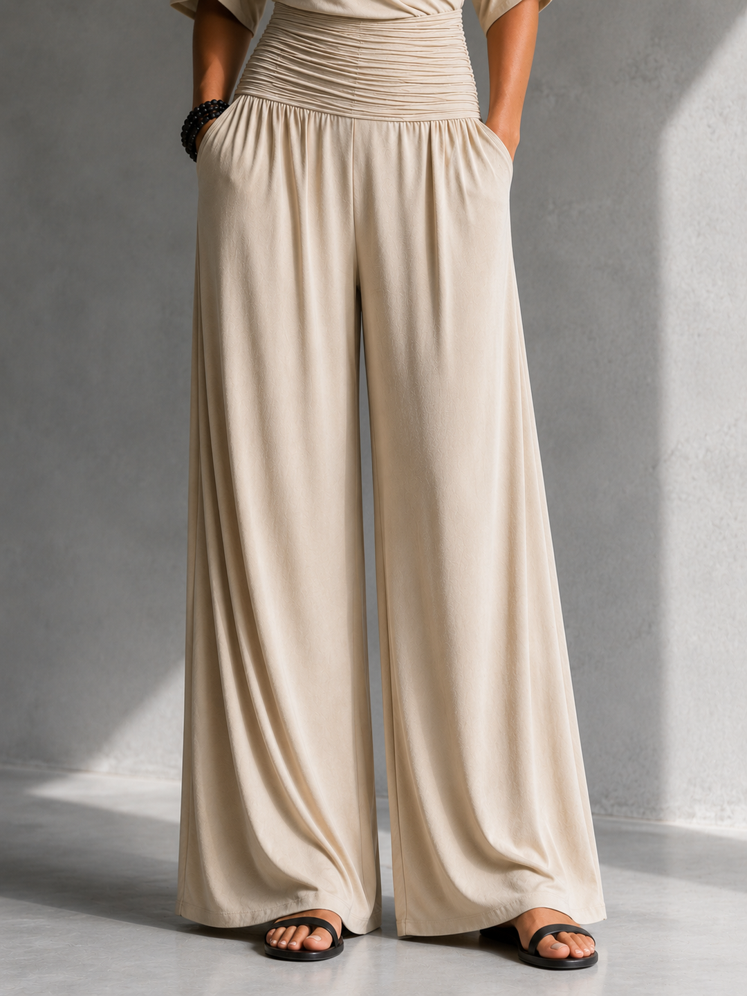 Zeni | Elegant Wrap Jumpsuit with Wide Legs