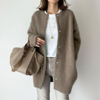 V|C - Soft Button Front Long Cardigan Theresa
