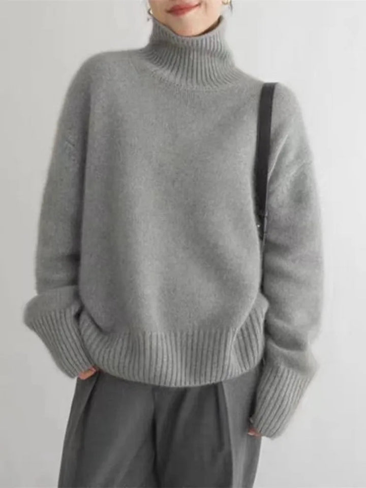 V|C - Oversized Turtleneck Knit Sweater Kathleen