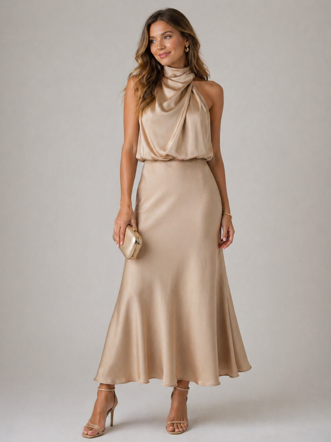 Vivian & Claire™ | Draped Dress