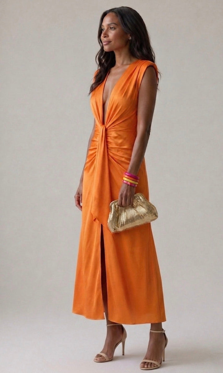 Vivian & Claire™ | Elegant Pleated Dress