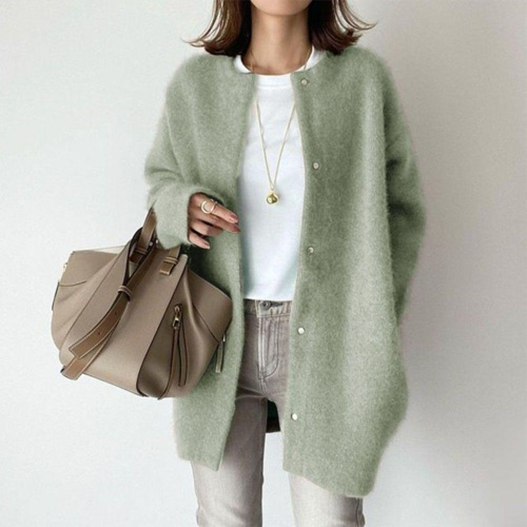 V|C - Soft Button Front Long Cardigan Theresa