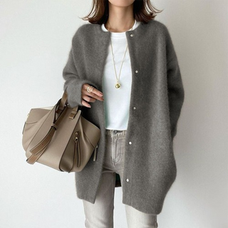 V|C - Soft Button Front Long Cardigan Theresa