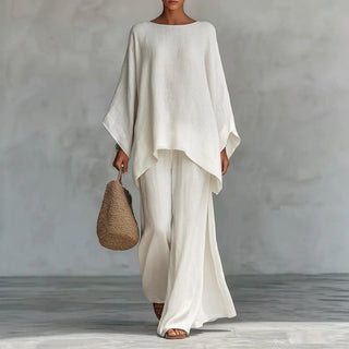 Cristina | Two-Piece Set with Long Sleeves and Loose Pants